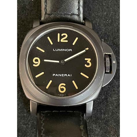 panerai pam 009 movement|Panerai Luminor Base PVD PAM009 Price, Specs, .